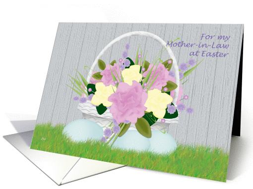 Easter Basket for Mother-In-Law card (301646)