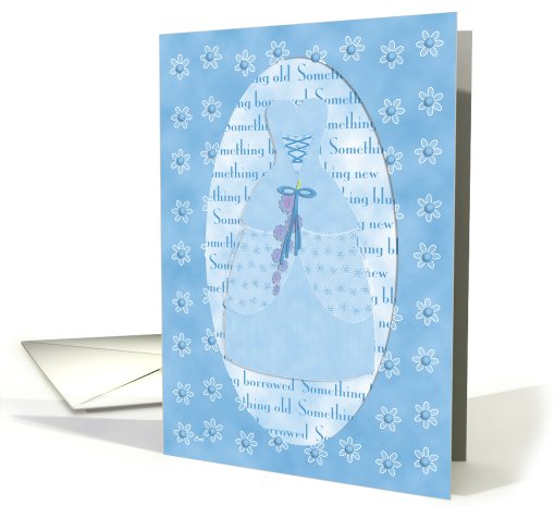 Be My Maid of Honor Something Blue card (304977)