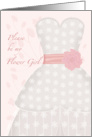 Be My Flower Girl Lace Shadow card