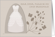 Sister Be My Chief Bridesmaid Taupe Album card