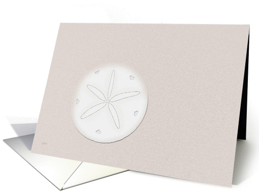 Sand Dollar Valentine card (309649)