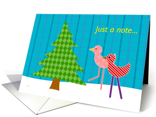 Odd Birds Whimsical Note card (312347)