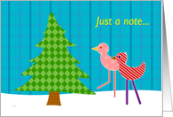 Odd Birds Whimsical Note Card