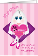 Egg Diva Valentine Chocolate Box card