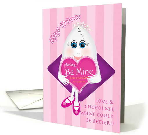 Egg Diva Love & Chocolate Valentine card (312884)