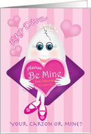 Valentine Love featuring Egg Diva card