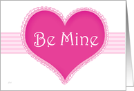 Marriage Proposal Valentine Pink Heart card