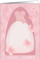 Quinceanera in Pink with Butterflies card