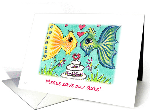 Deep Sea Wedding Save the Date card (320224)