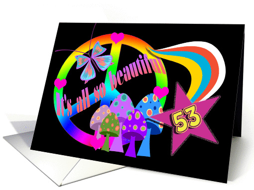So Beautiful 53rd Birthday card (321005)