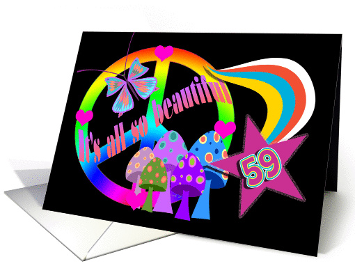 So Beautiful 59th Birthday card (321029)