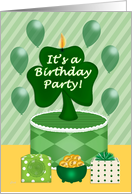 St. Patrick’s Birthday Party Invitation card