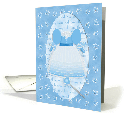 Something Blue Be My Flower Girl card (325389)