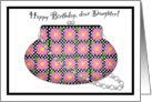 Flowery Handbag Birthday Daughter card