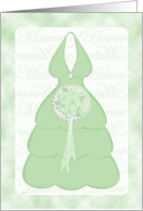 Matron of Honor Request in Green card