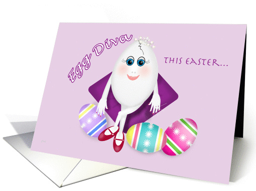 Egg Diva Easter card (334342)