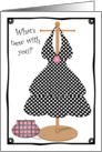 Polka Dot Dress What’s New? card