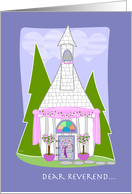 Reverend Request Little Church card