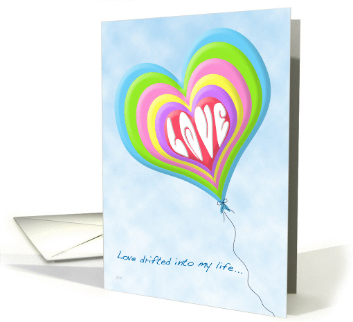 Love Balloon Valentine card (348192)