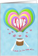 Valentine Love is in the Air! card