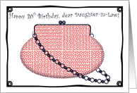 Birthday Purse Daughter-in-Law 30th card
