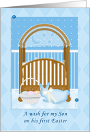 Mother’s Keepsake Card: Son’s 1st Easter card