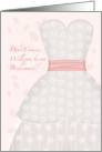 Lace Shadow Cousin Bridesmaid card