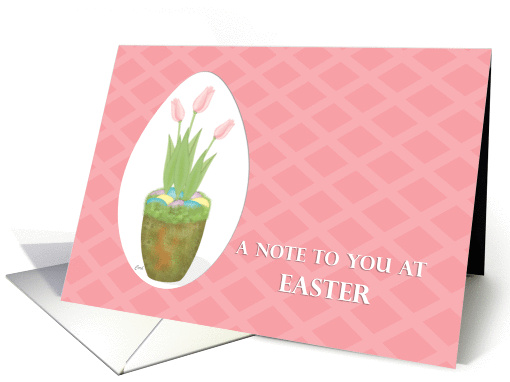 Tulip & Easter Eggs Note card (377794)