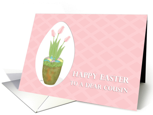Tulip & Easter Eggs Cousin card (377905)