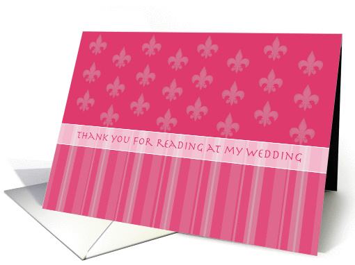 Fleur de Lis Reader Thanks card (393535)