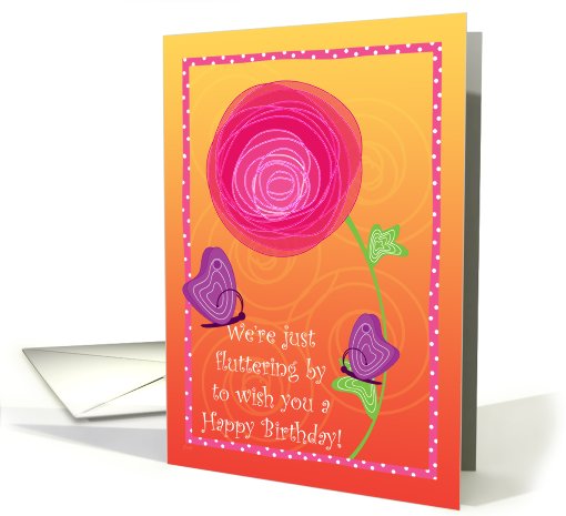 Butterfly Whimsy Brithday from Group card (398158)
