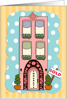 Congrats! New Condo Pink Deco card