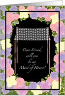 Chuppah Friend Maid of Honor card