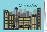 City’s Best Administrative Professionals Day card