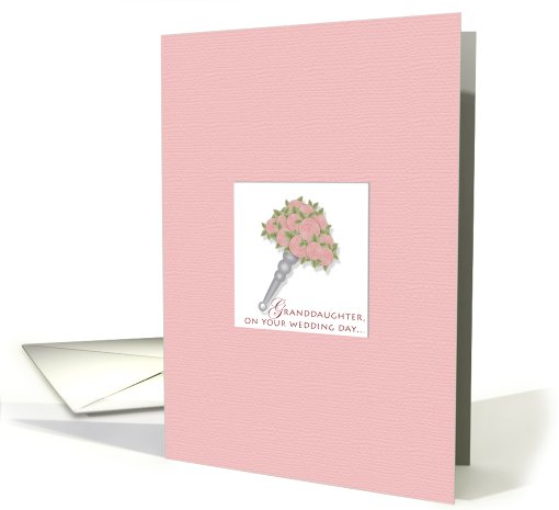 Tussy Mussy Granddaughter Wedding Congrats card (416056)