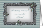 Butterfly Mirror Friend Birthday card