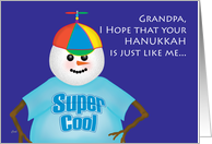 Super Cool Hanukkah for Grandpa card