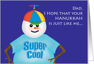 Super Cool Hanukkah for Dad card