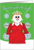 Christmas Sparkle for Grandma card