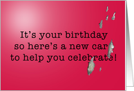 Bird Poop Funny Birthday Card