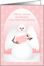 Baby’s First Christmas Granddaughter Angel card