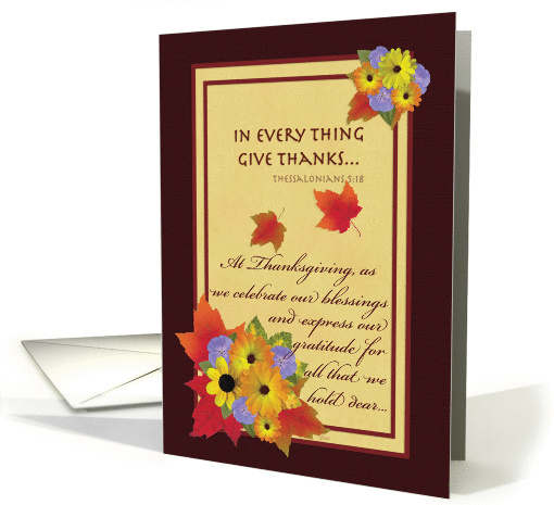 Thanksgiving Remembrance of Loved One card (516727)
