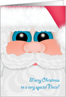 Niece Christmas Santa Kid’s Cards