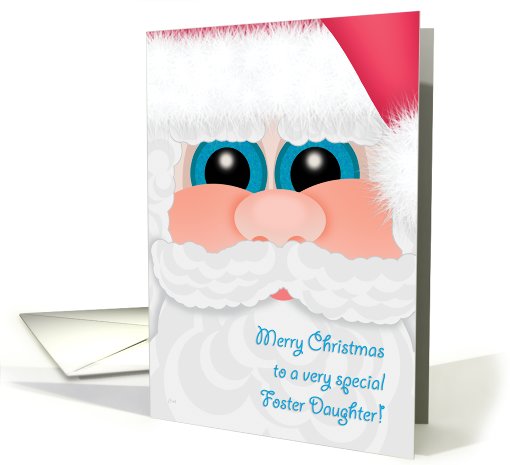 Foster Daughter Christmas Santa Kid's card (517797)