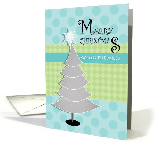 Christmas Retro Tree Across the Miles card (519576)