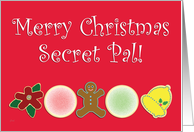 Secret Pal Christmas Cookies card