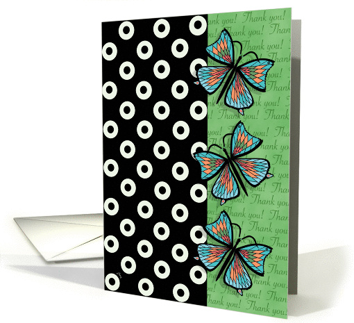 Administrative Professionals Day Thank You Butterfly card (523383)