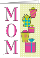 Mother’s Day for Mom Whimsical Retro Packages card