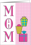 Expectant Mother Congratulations Whimsical Pink card