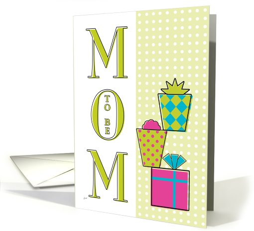 Expectant Mother Congratulations Whimsical Green card (530456)